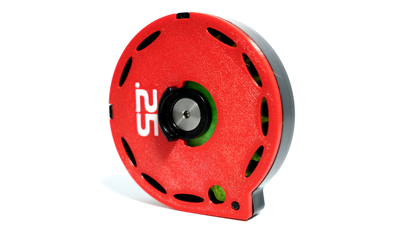 Impact slugs lid — red on magazine